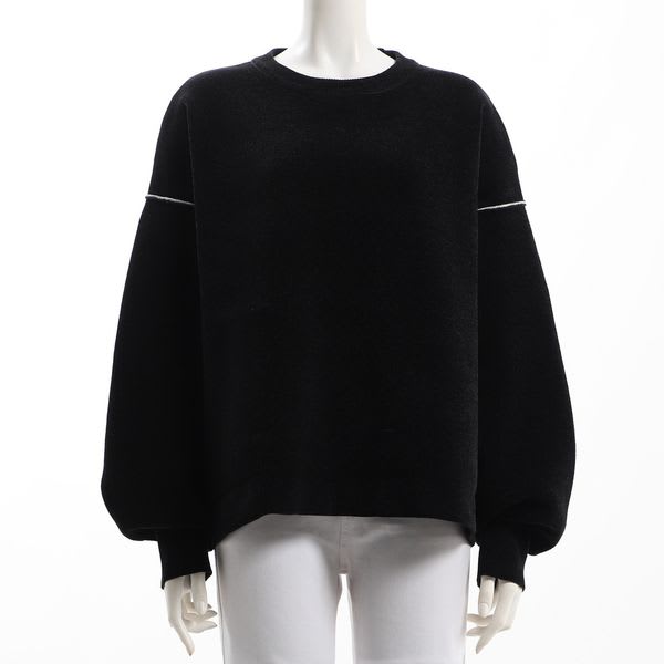 ボリュームスリーブドロップショルダーニット