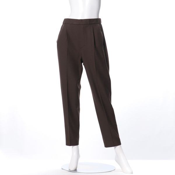 マルチストレッチバックゴムテーパードパンツ