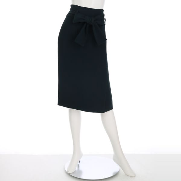 ウエストリボンベルト付きスカート