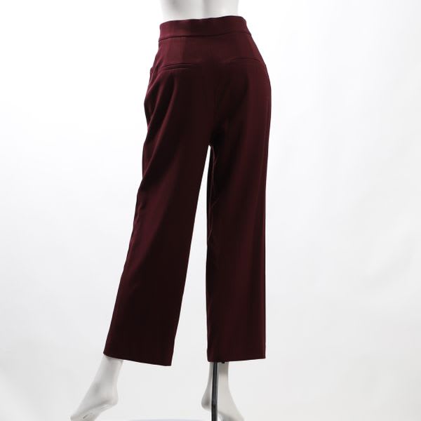 カルゼ後染めストレッチストレートパンツ