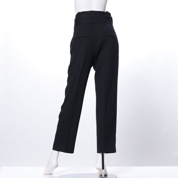 ウエストリボンテーパードパンツ