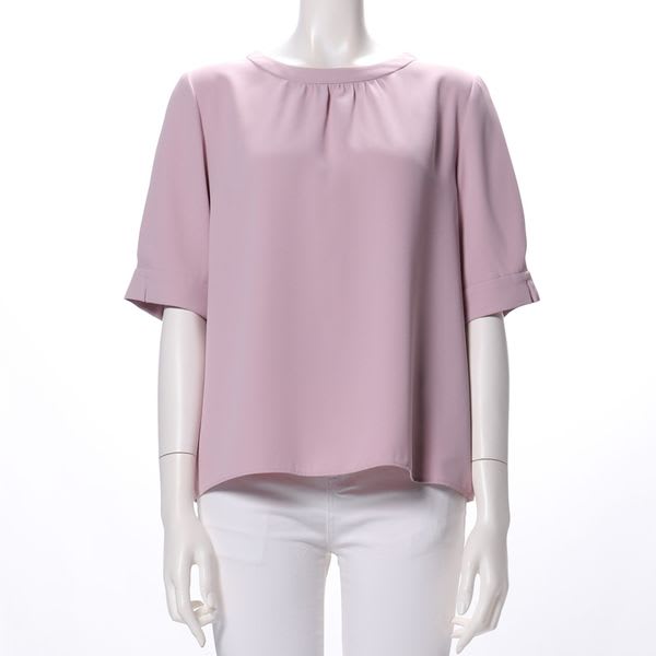 とろみパフスリーブブラウス