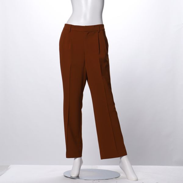 ハニカムグログランツータックフレアパンツ