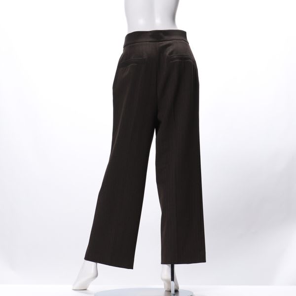 クラシックストライプストレートパンツ