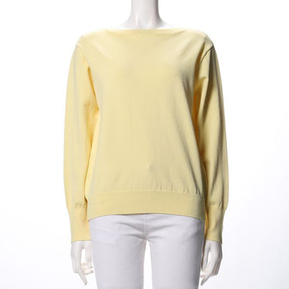 ベーシックボートネックニット