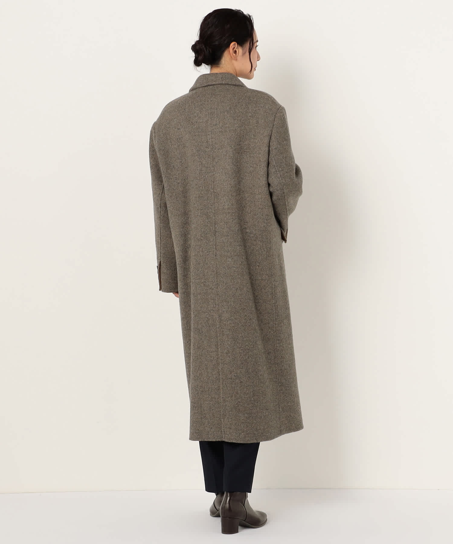 【特別価格20%OFF】ウールエレガントロングコート