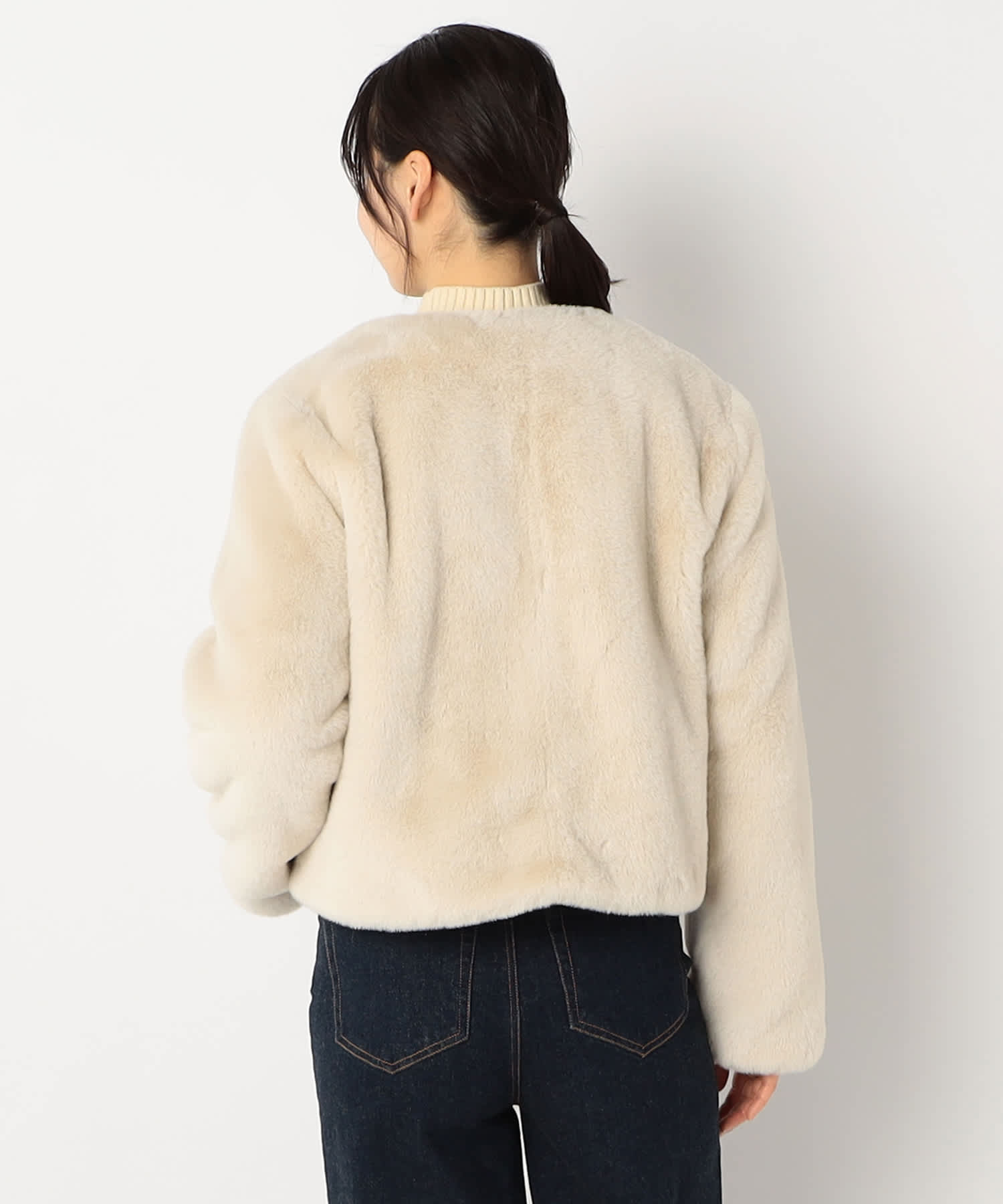 【特別価格20%OFF】ファー軽やかジャケット