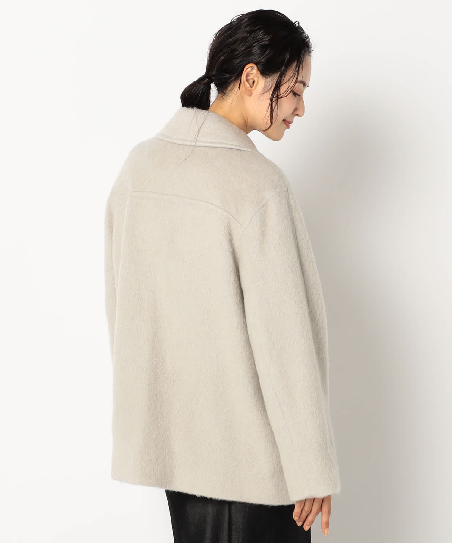 【特別価格20%OFF】ウールシンプルコート