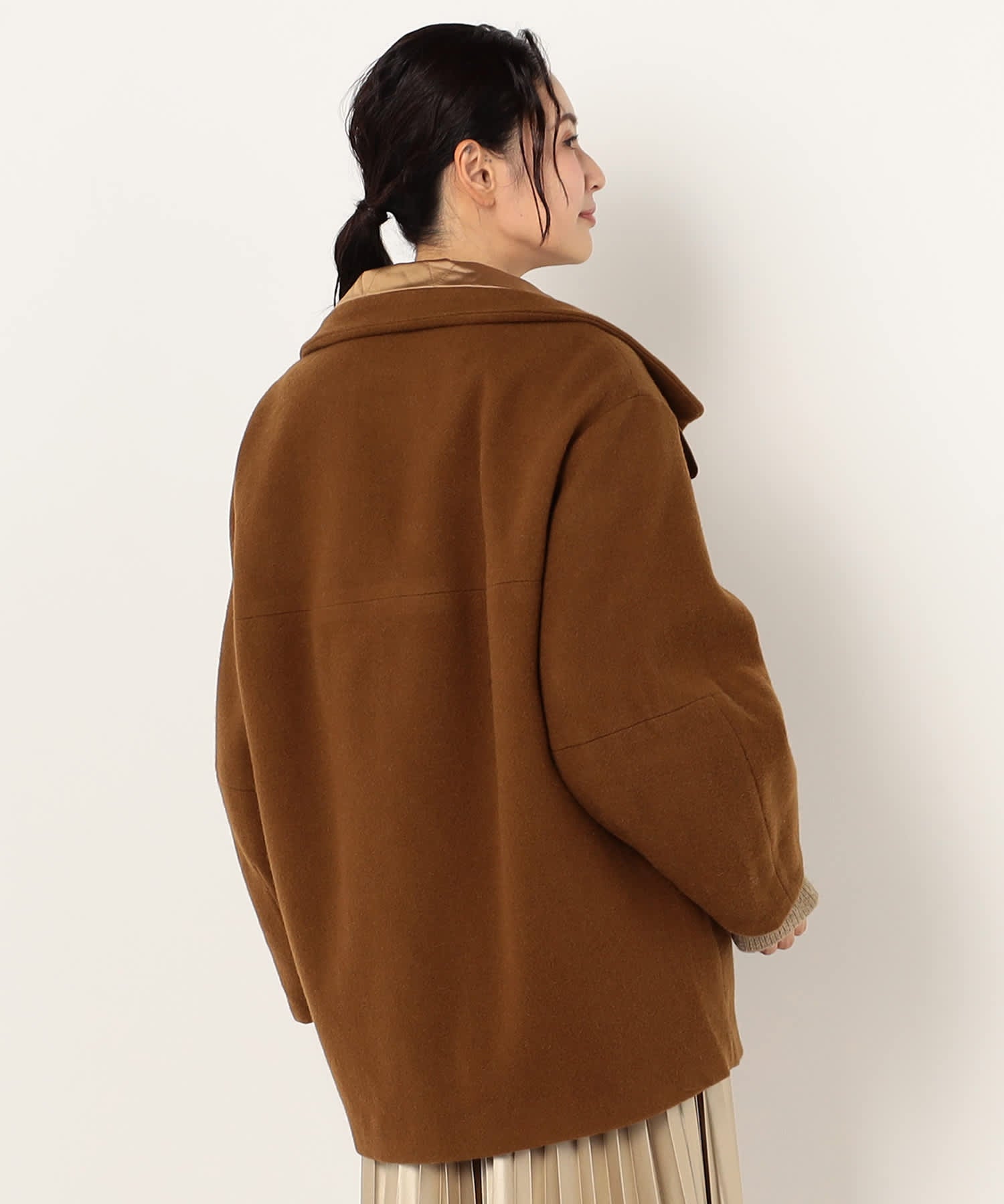 【特別価格20%OFF】レザーエレガントコート