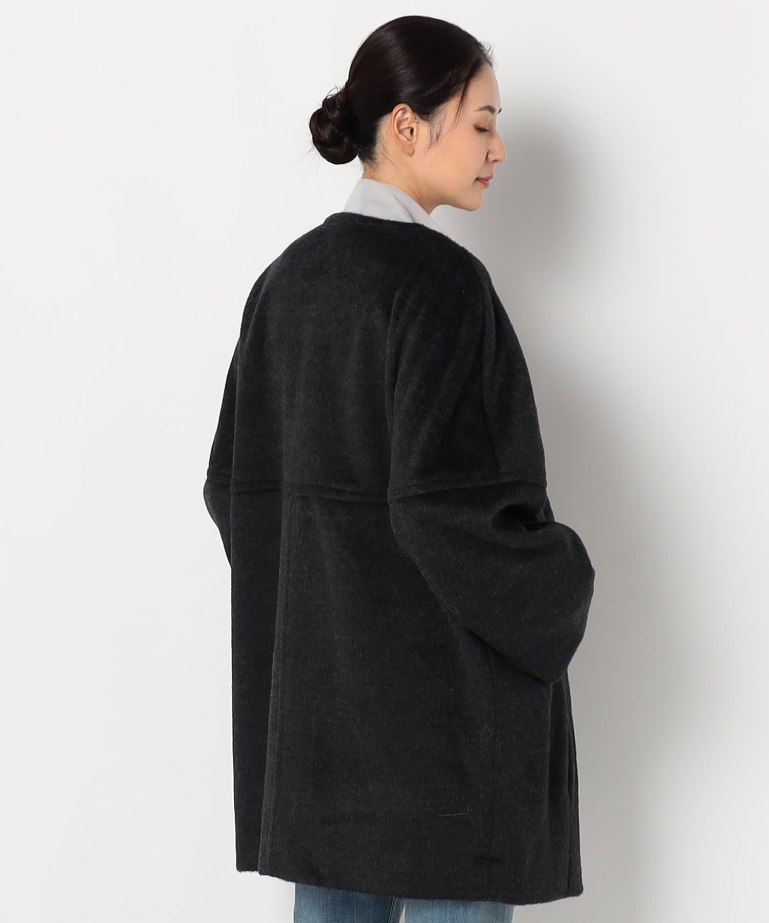 【特別価格20%OFF】ウールシンプルコート