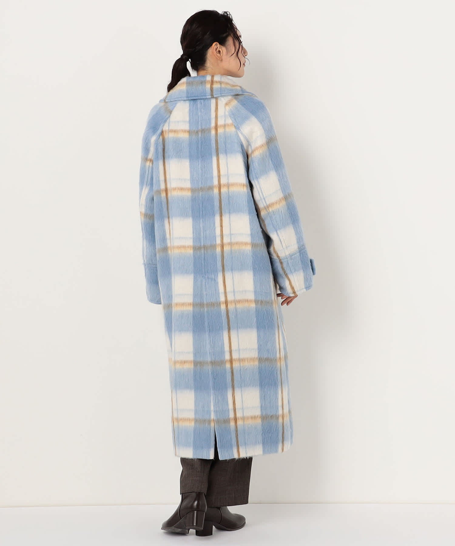 【特別価格20%OFF】ウールシンプルロングコート