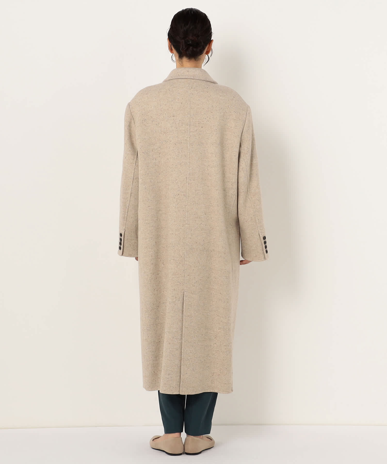 【特別価格20%OFF】ウールエレガントロングコート