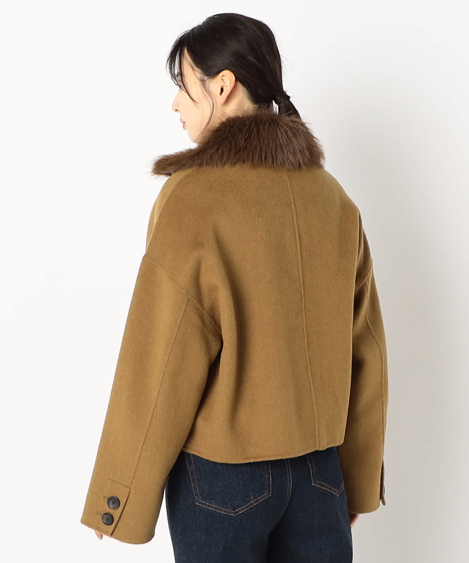 【特別価格20%OFF】ファーウールコート