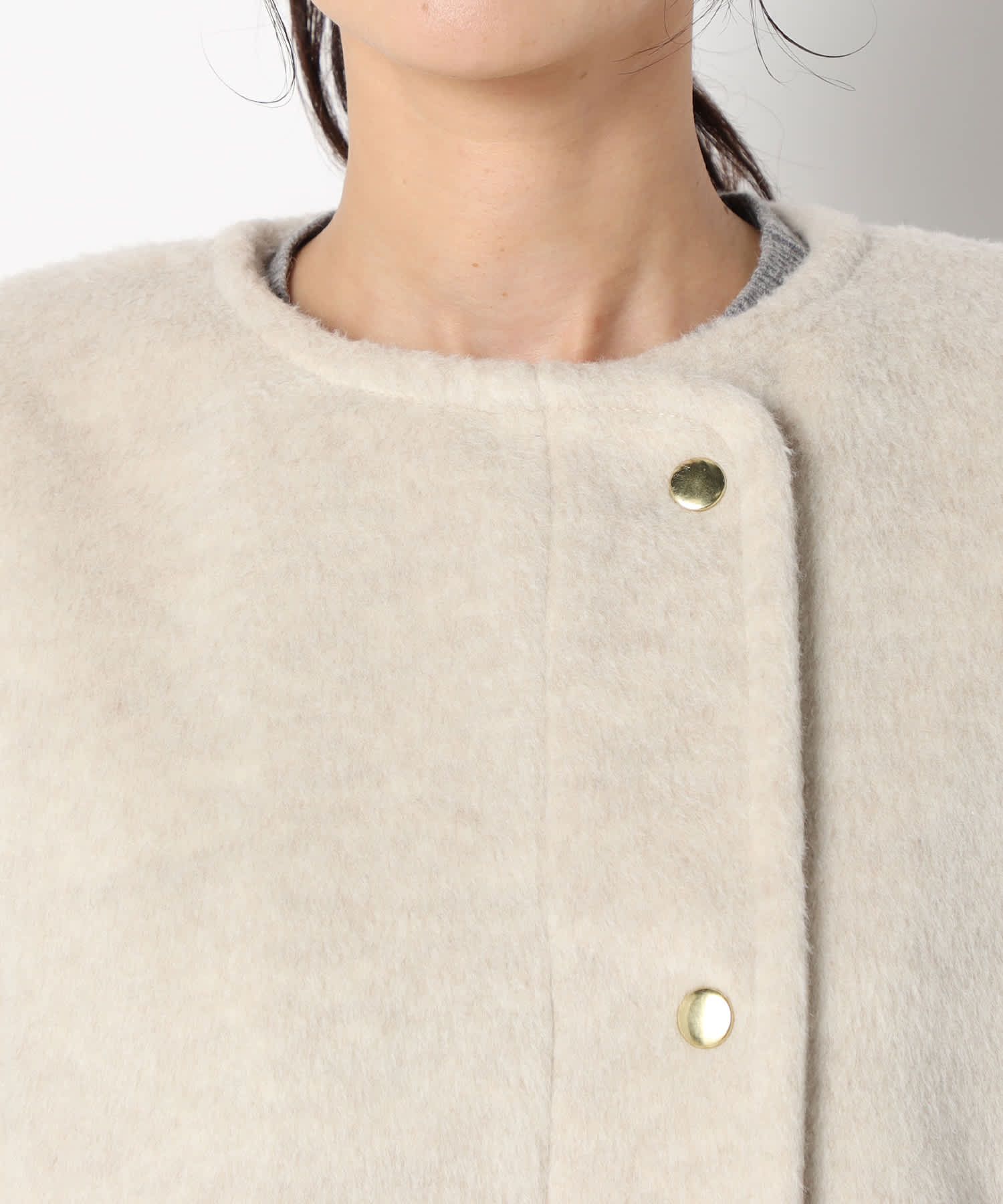 【特別価格20%OFF】ウールシンプルコート