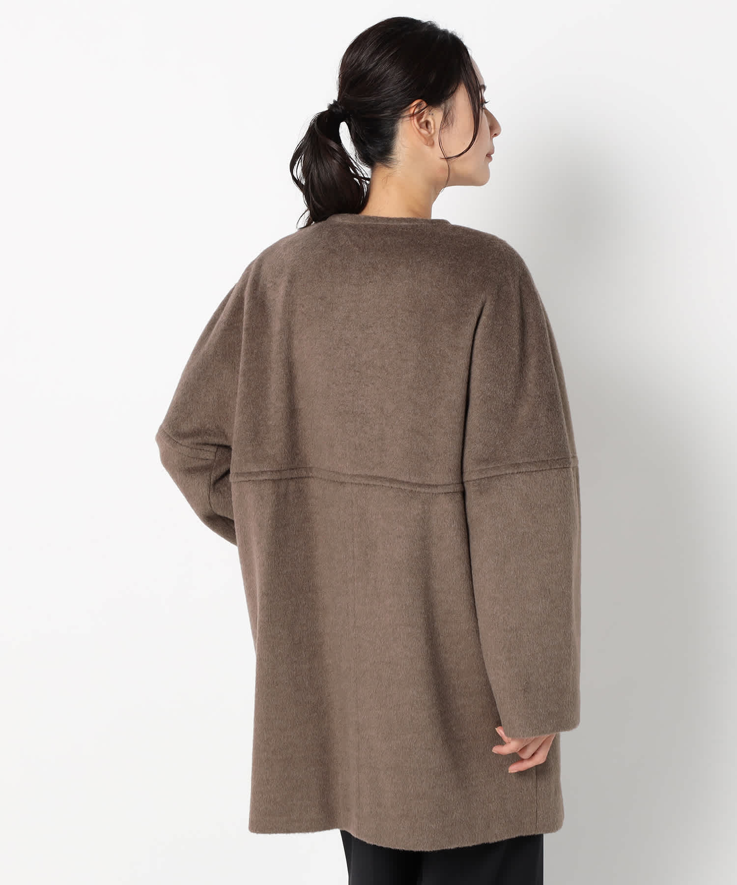 【特別価格20%OFF】ウールシンプルコート