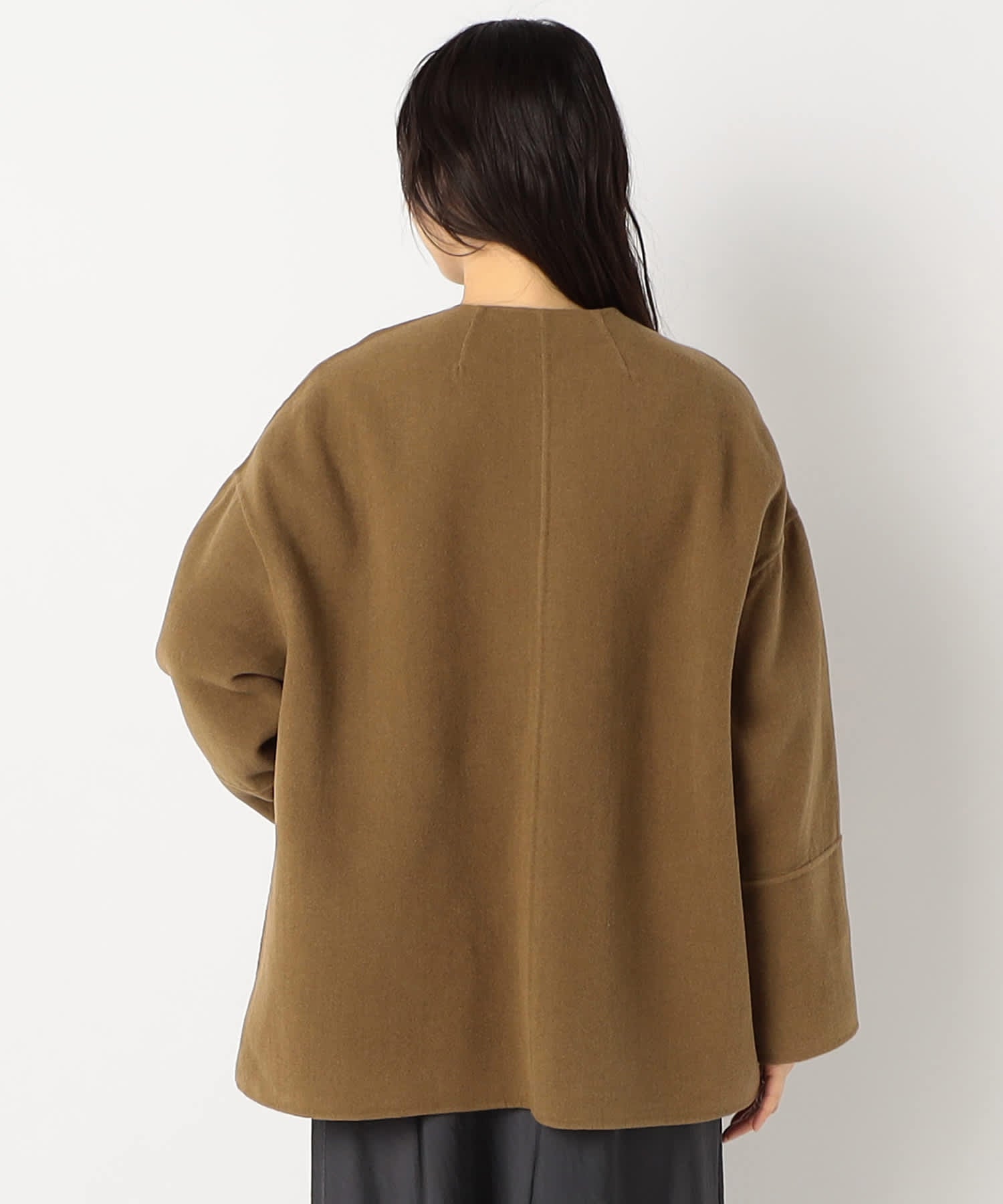 【特別価格20%OFF】ファーシンプルアウター