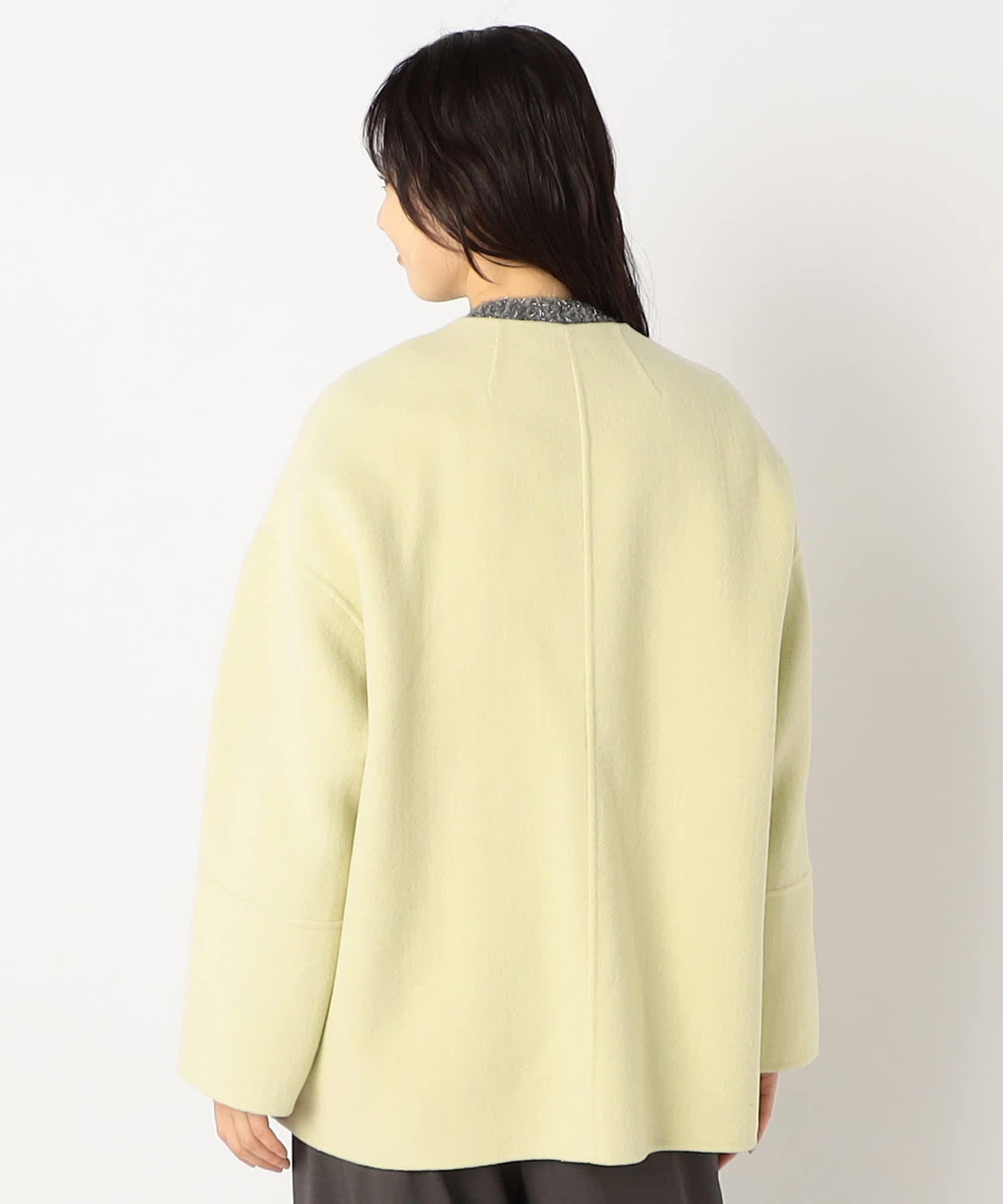 【特別価格20%OFF】ファーシンプルアウター