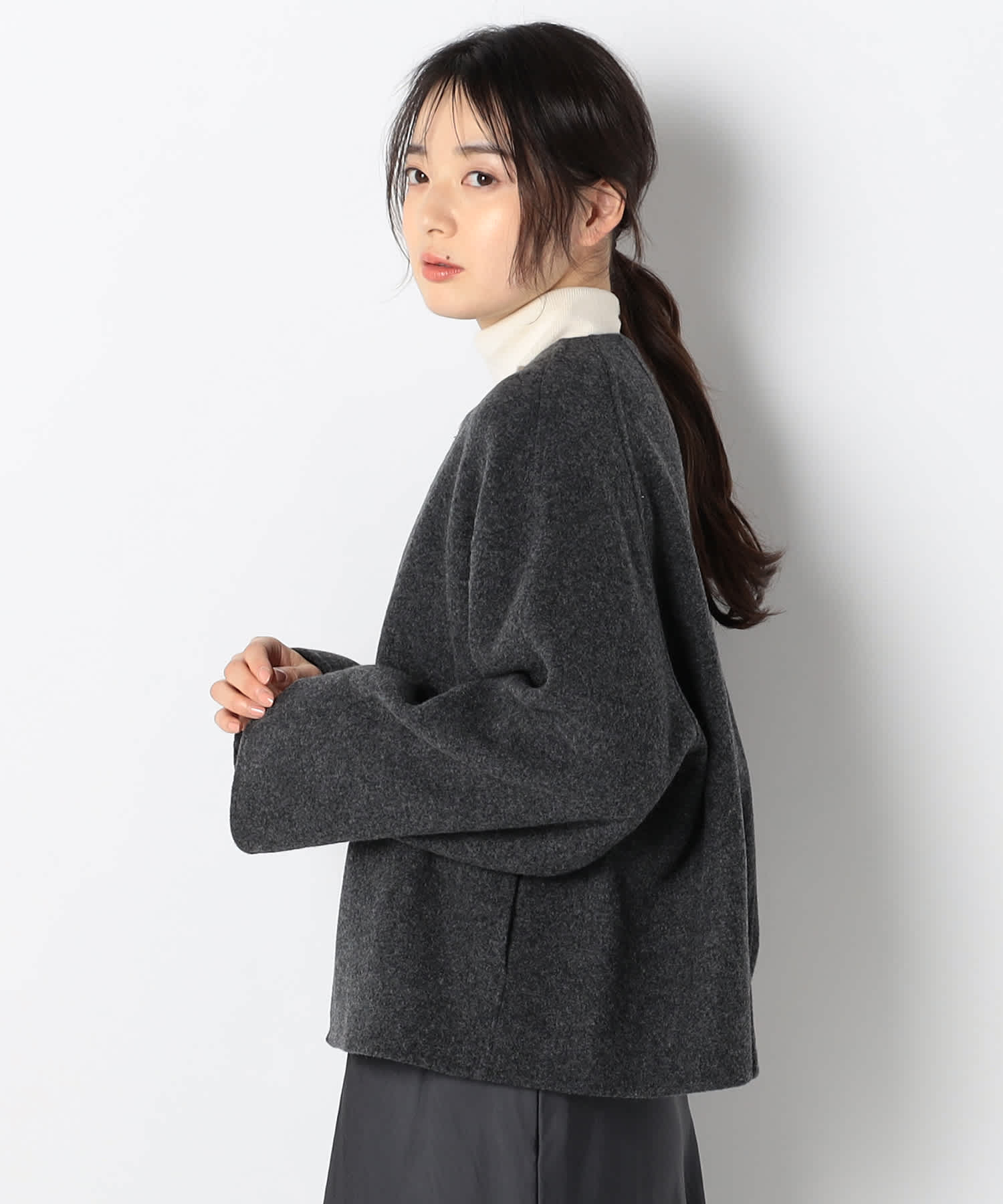 【特別価格20%OFF】軽やかシンプルアウター