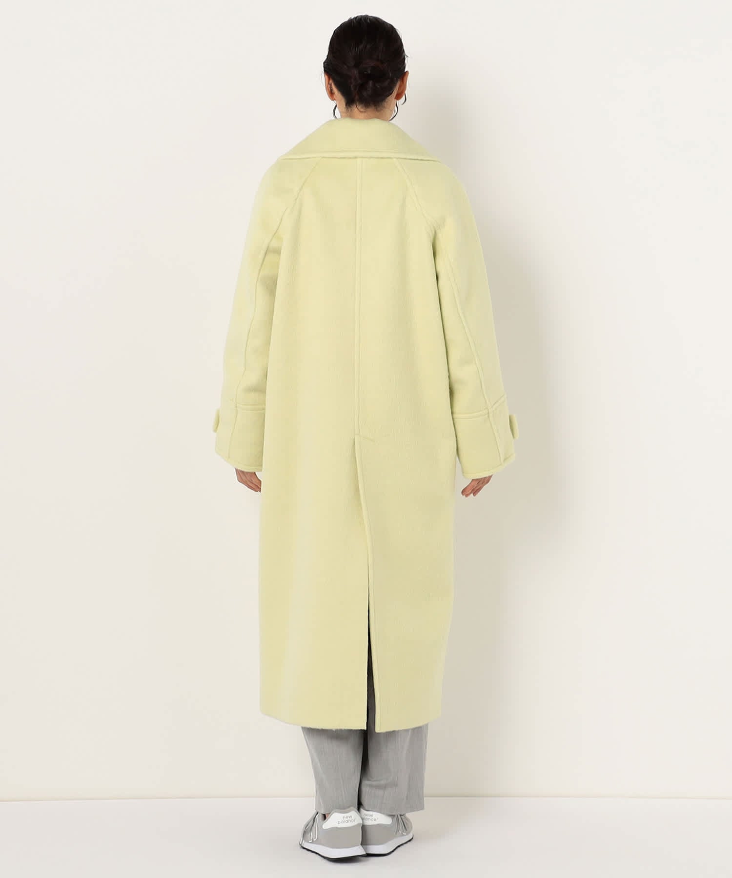 【特別価格20%OFF】ウールシンプルロングコート