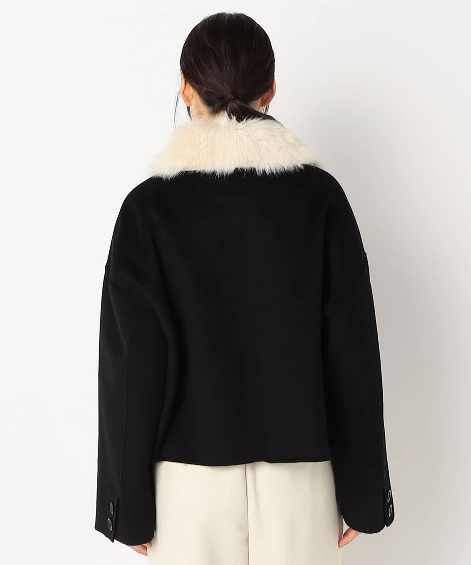 【特別価格20%OFF】ファーウールコート