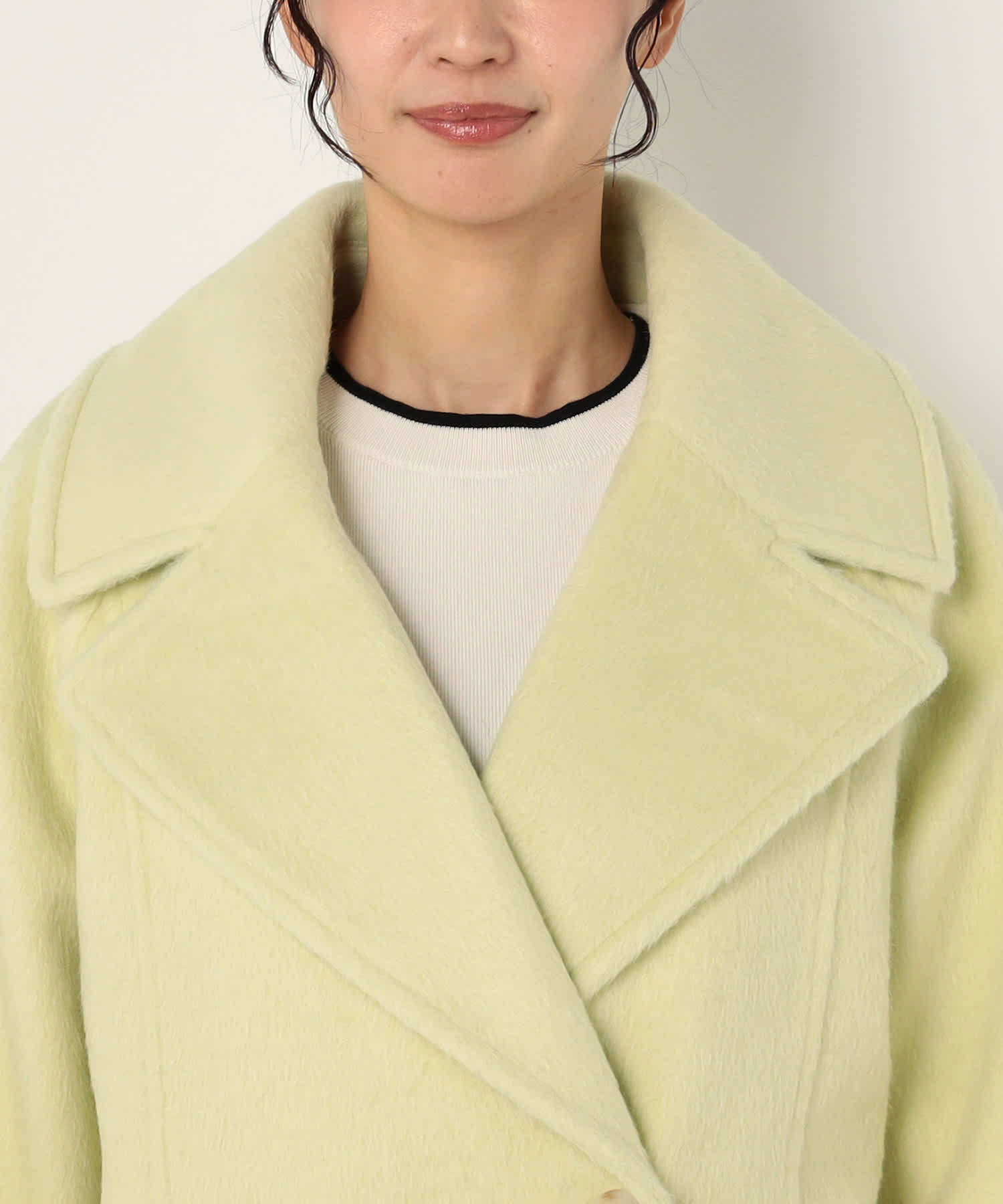 【特別価格20%OFF】ウールシンプルロングコート