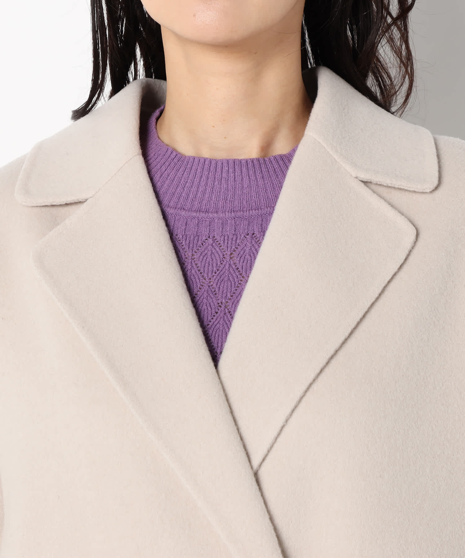 【特別価格20%OFF】ウールエレガントコート