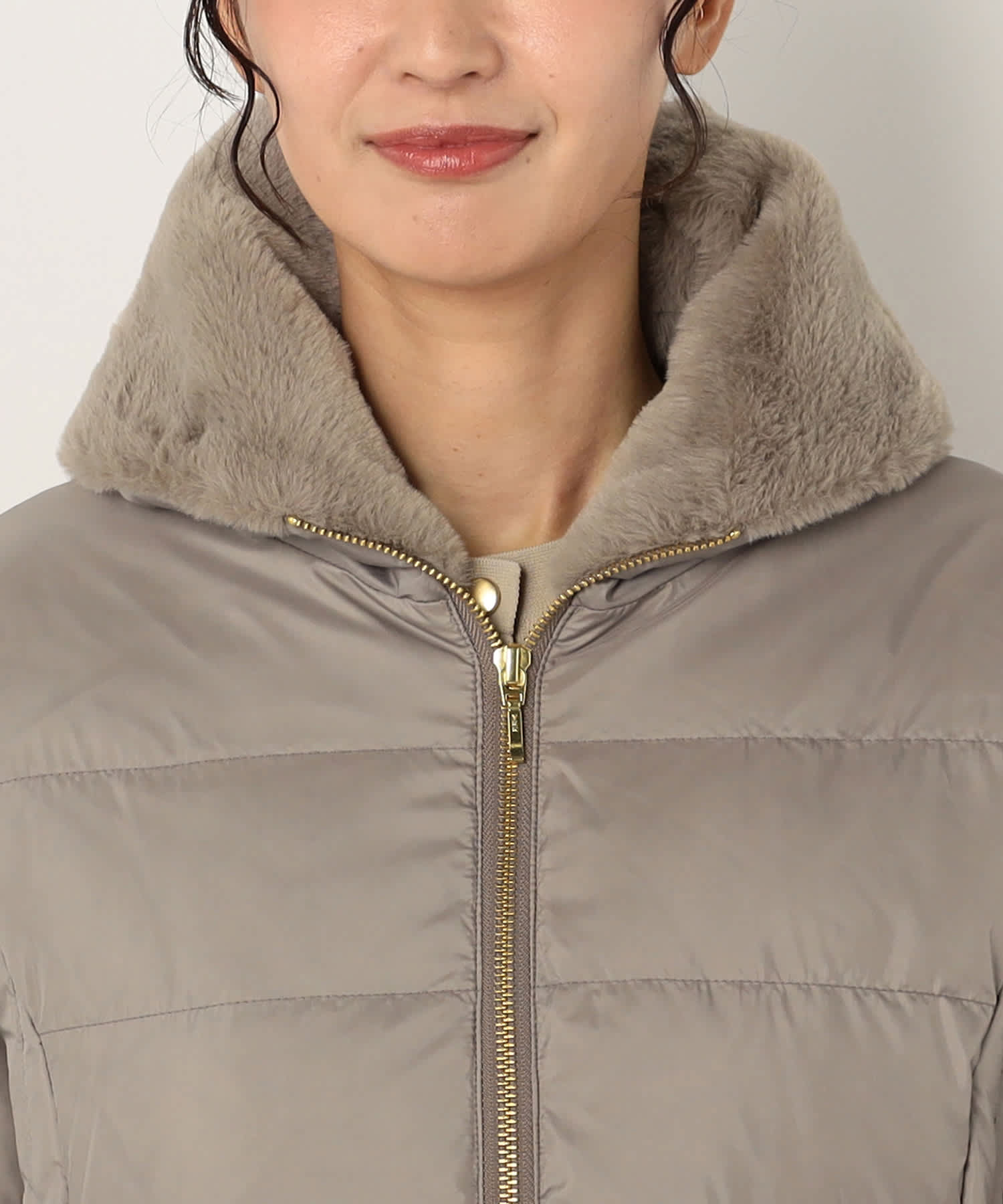 【特別価格20%OFF】ファーダウンコート