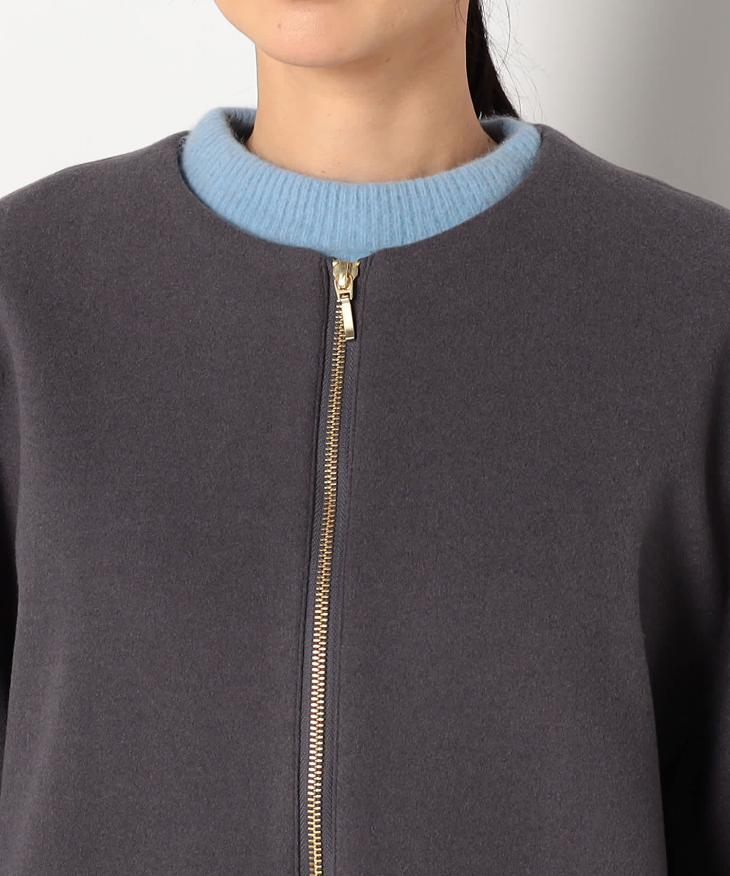 【特別価格20%OFF】シンプルジップジャケット