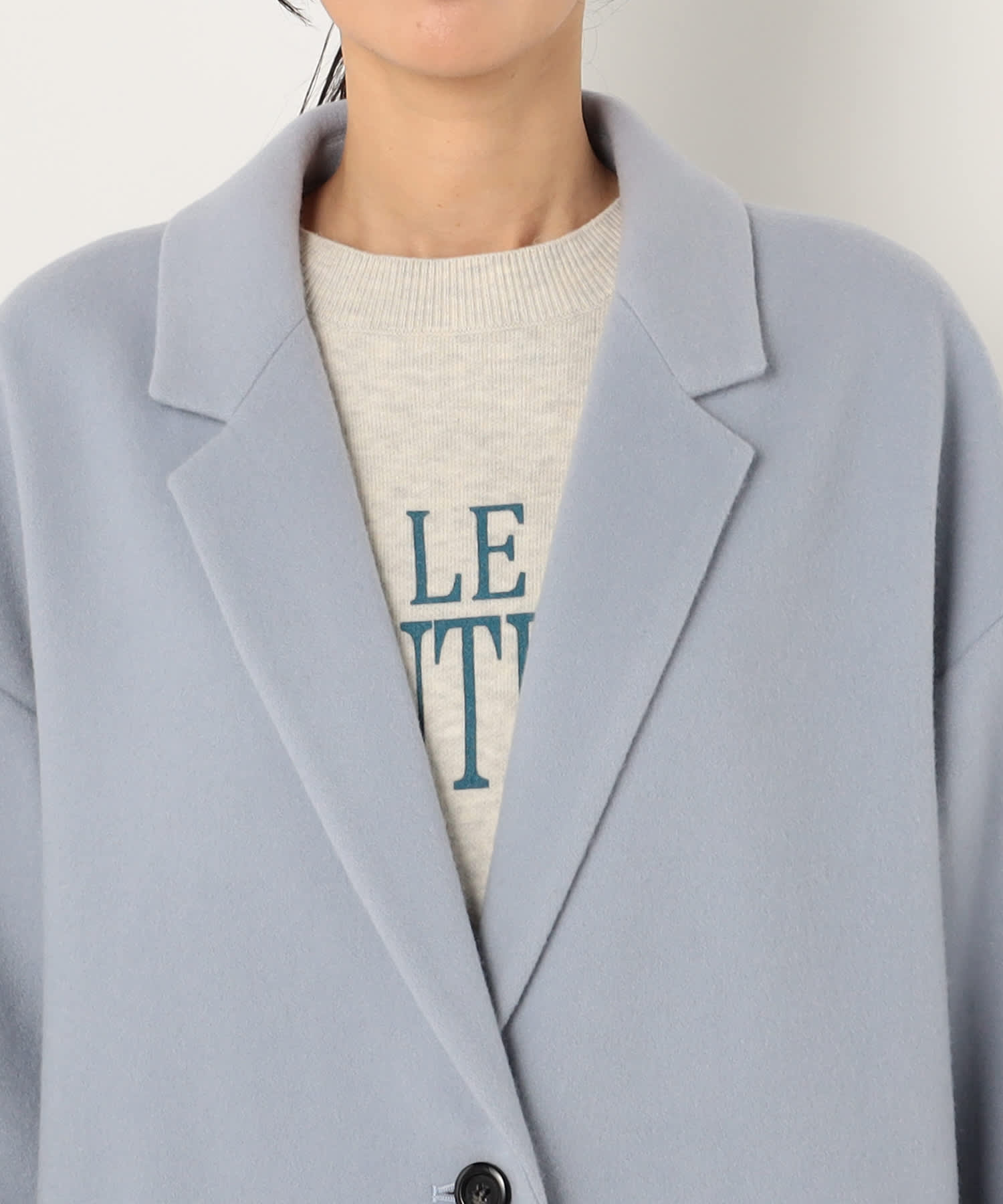 【特別価格20%OFF】シンプルゆるロングコート