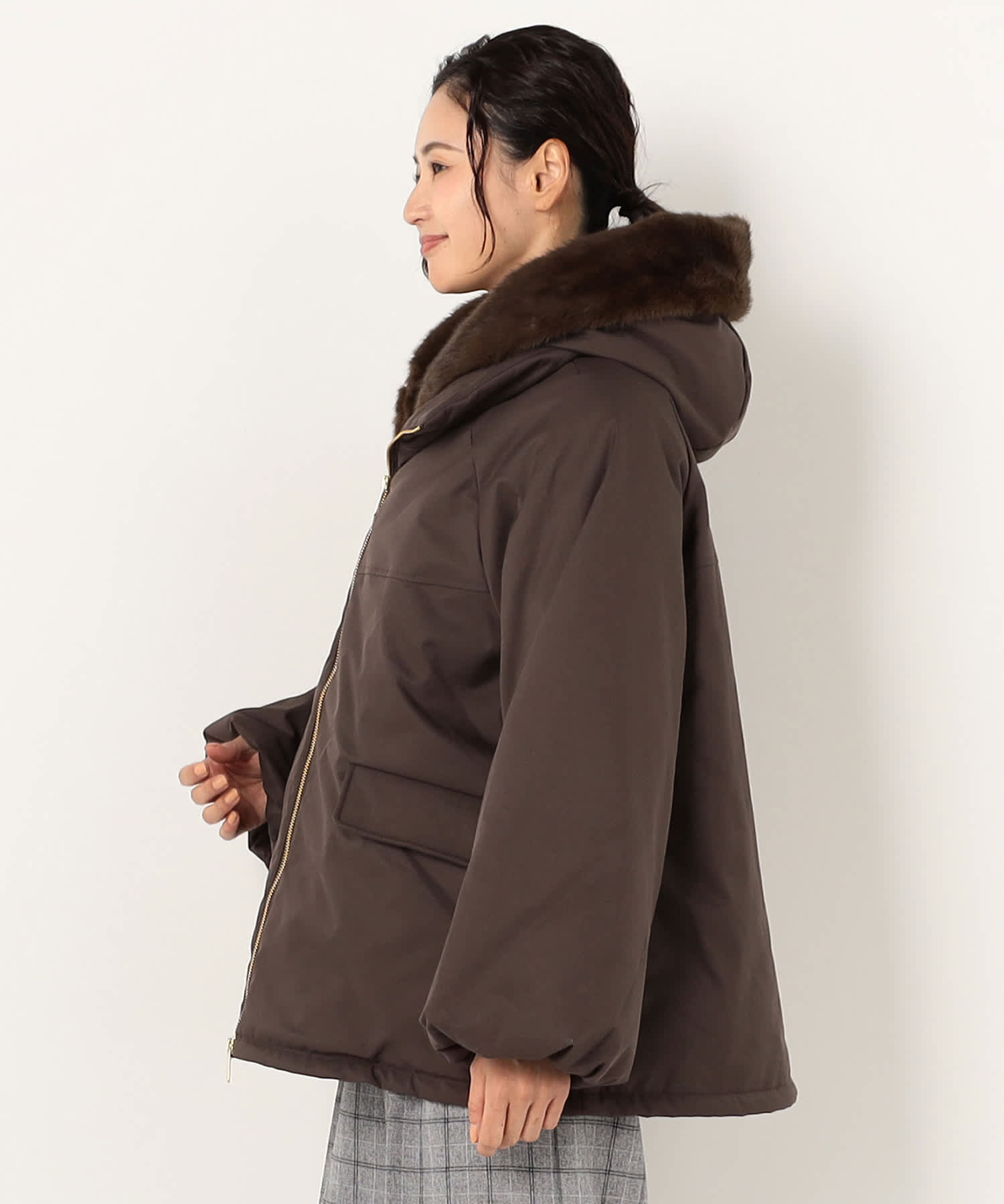 【特別価格20%OFF】ファーエレガントアウター