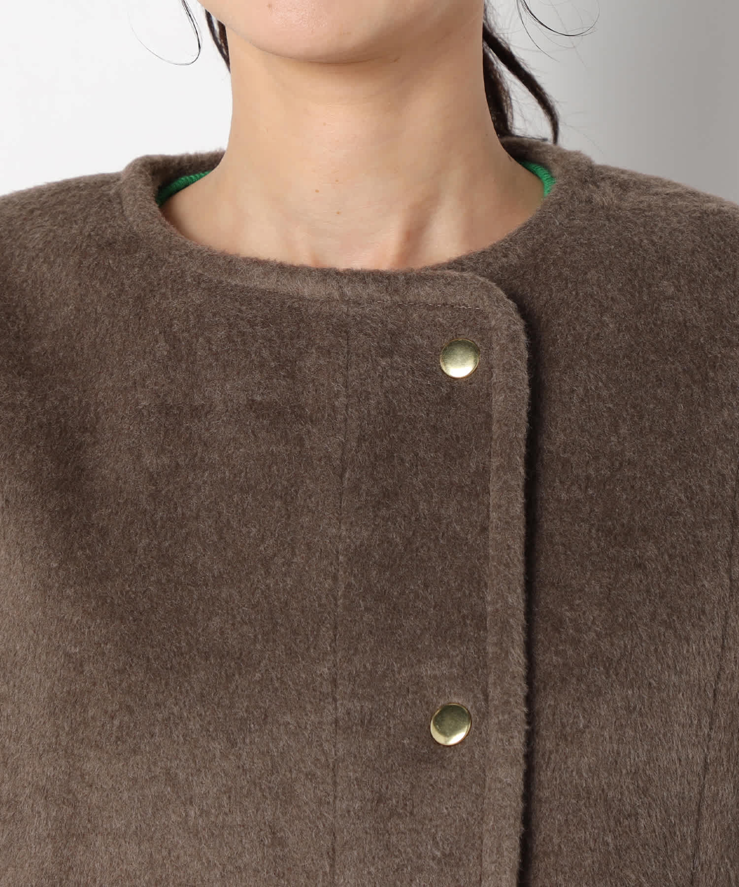 【特別価格20%OFF】ウールシンプルコート