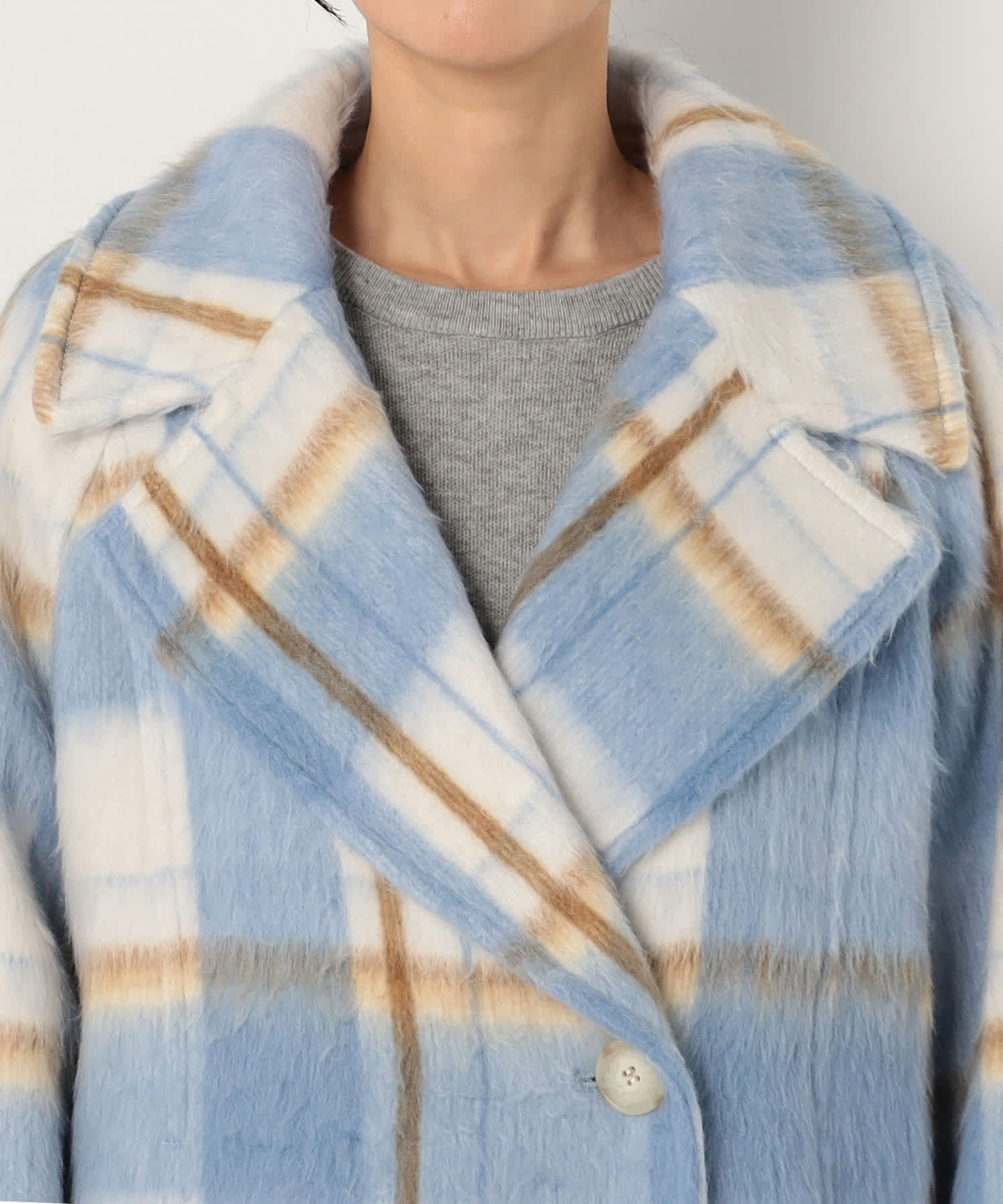 【特別価格20%OFF】ウールシンプルロングコート