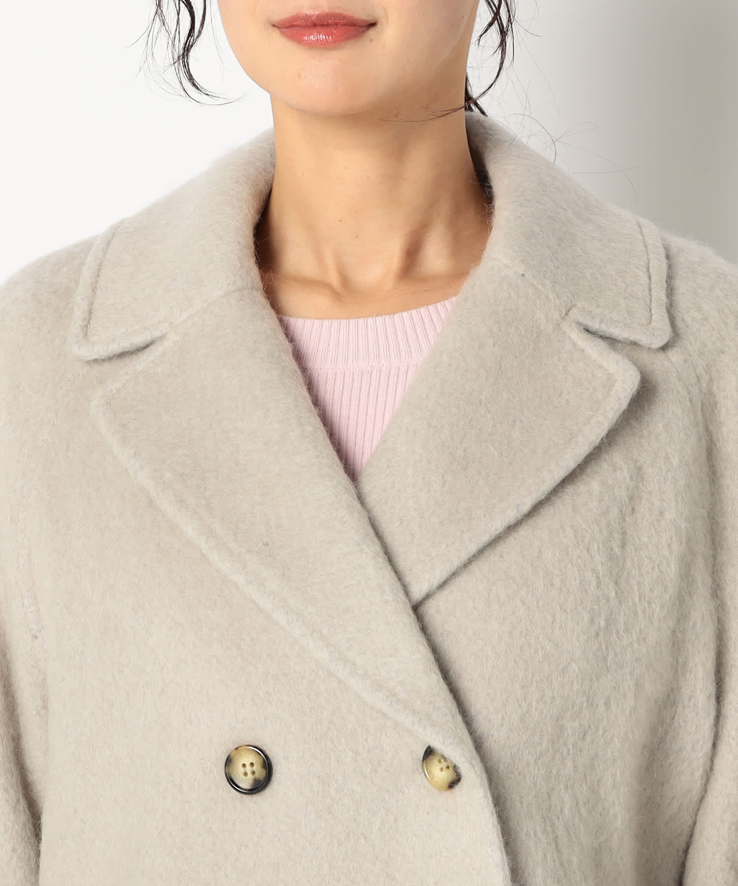 【特別価格20%OFF】ウールシンプルコート