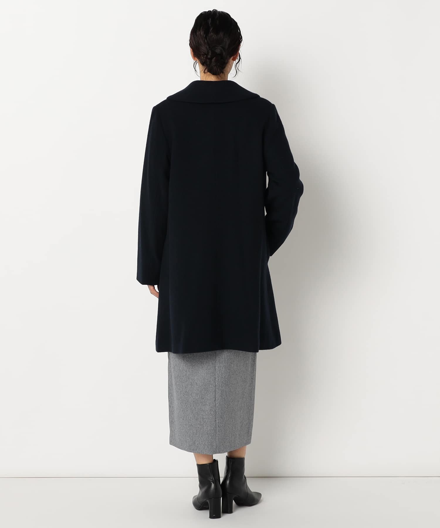 【特別価格20%OFF】ウールシンプルロングコート