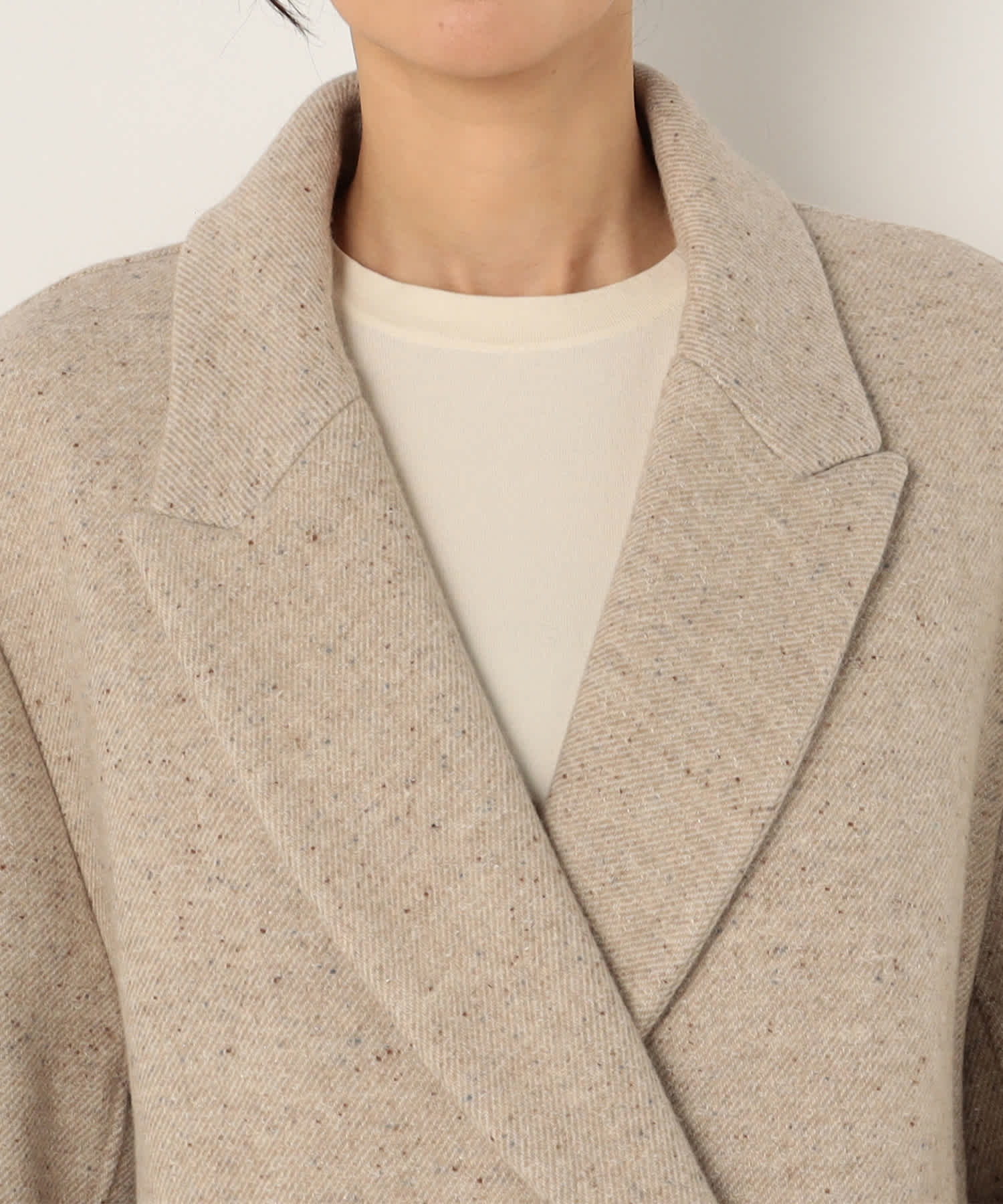 【特別価格20%OFF】ウールエレガントロングコート