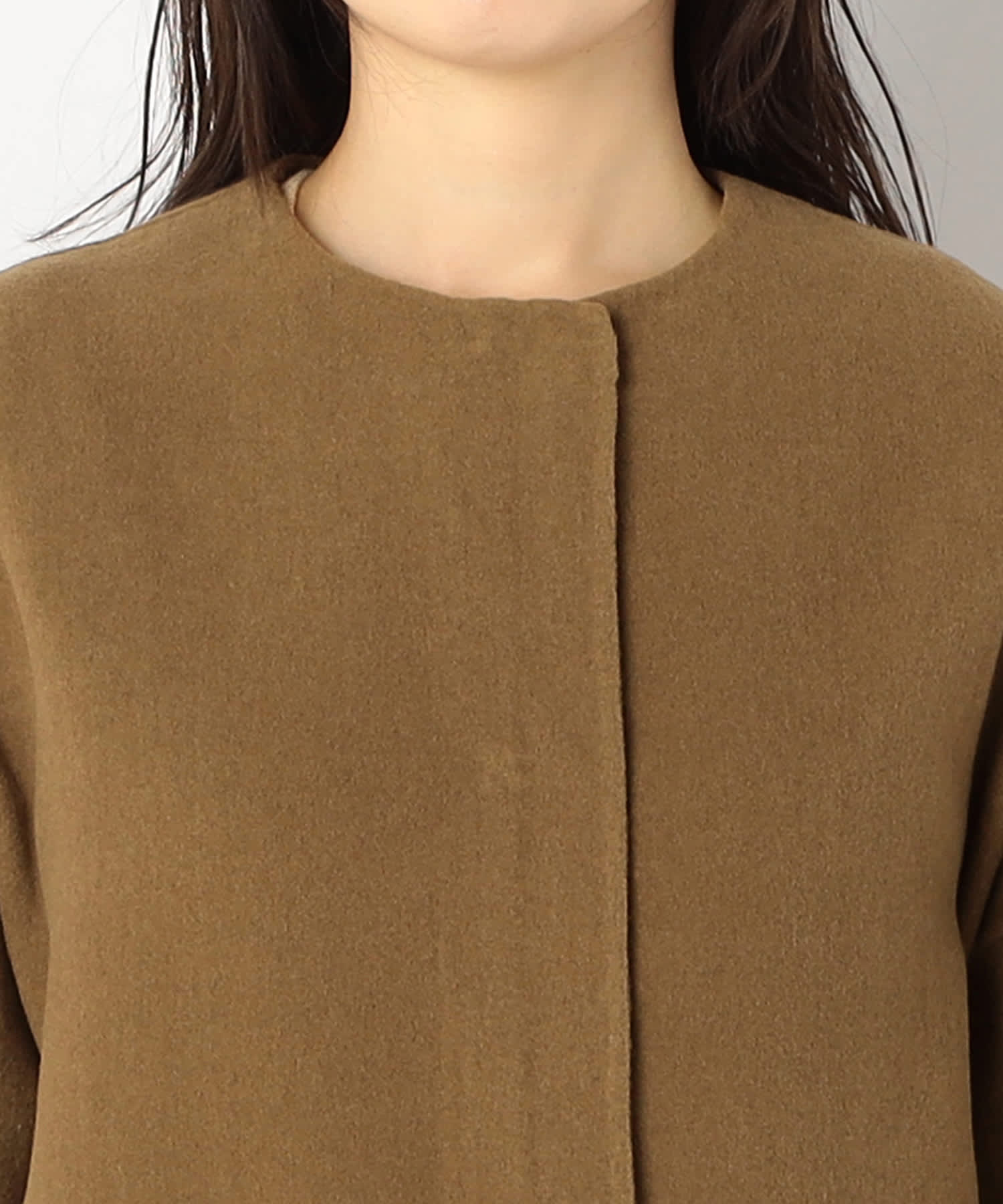 【特別価格20%OFF】ファーシンプルアウター