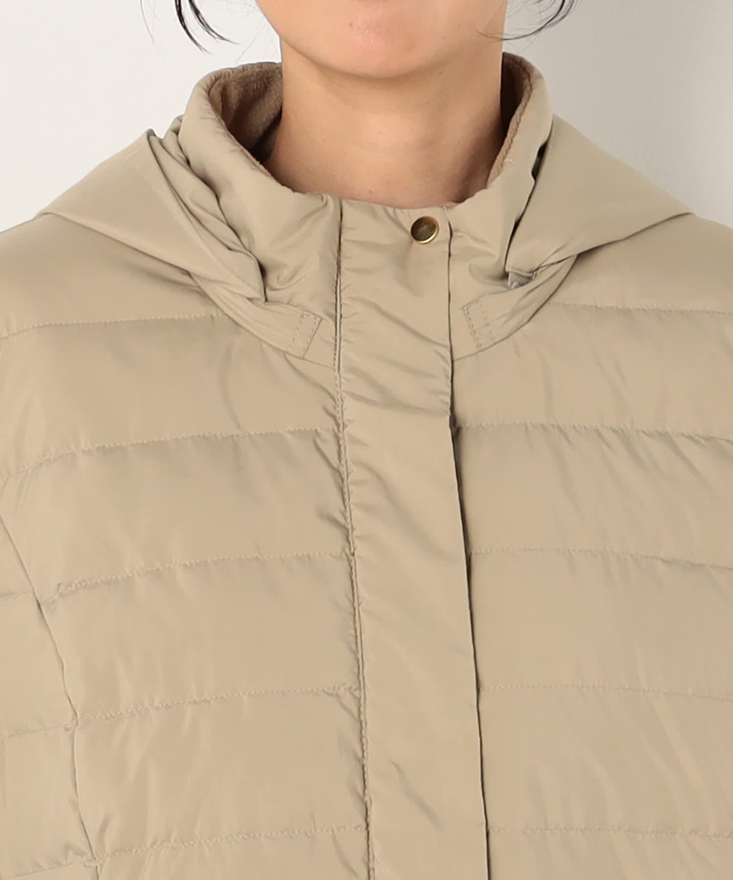 【特別価格20%OFF】上品フードダウンコート