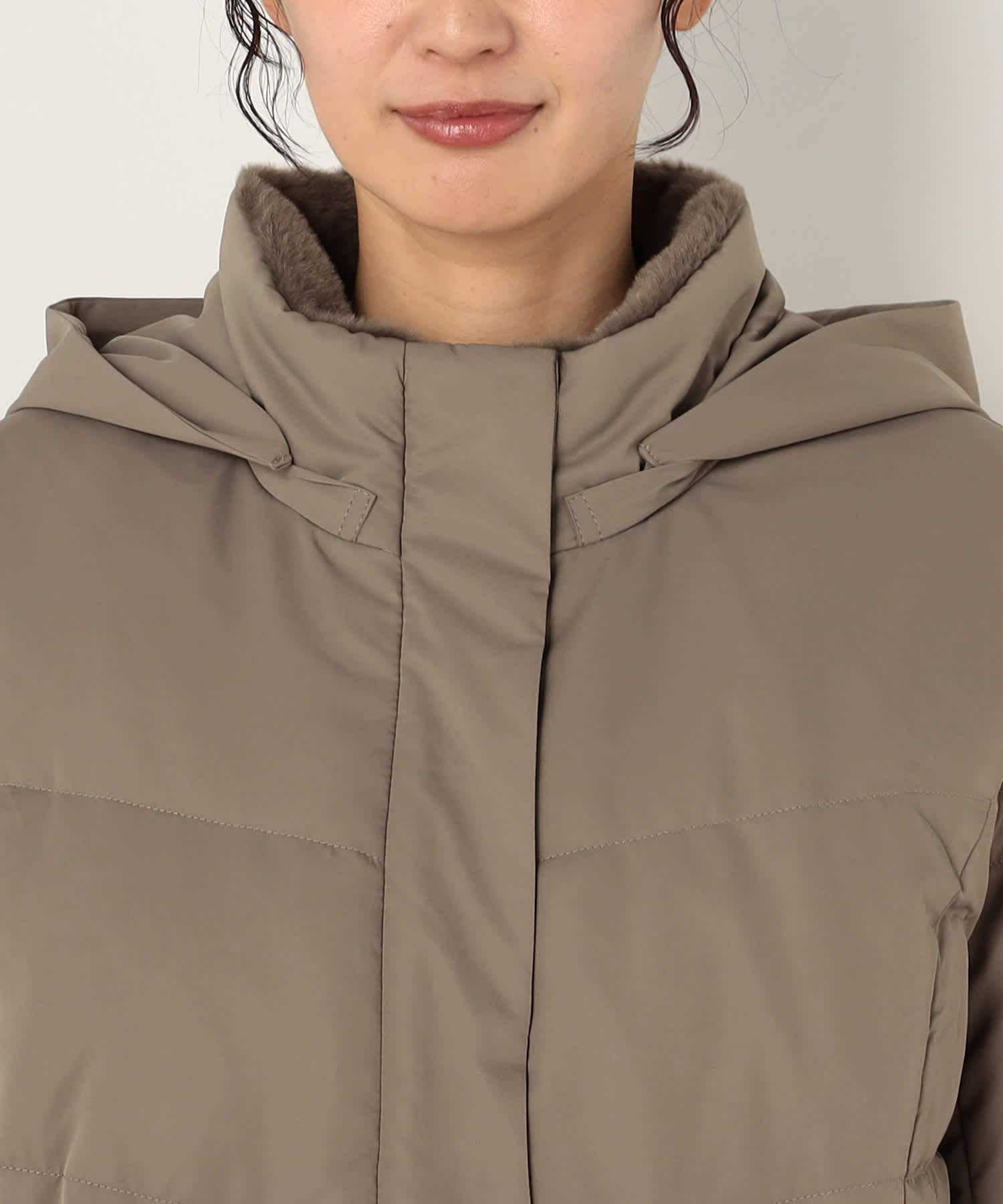 【特別価格20%OFF】ファー上品ダウンコート