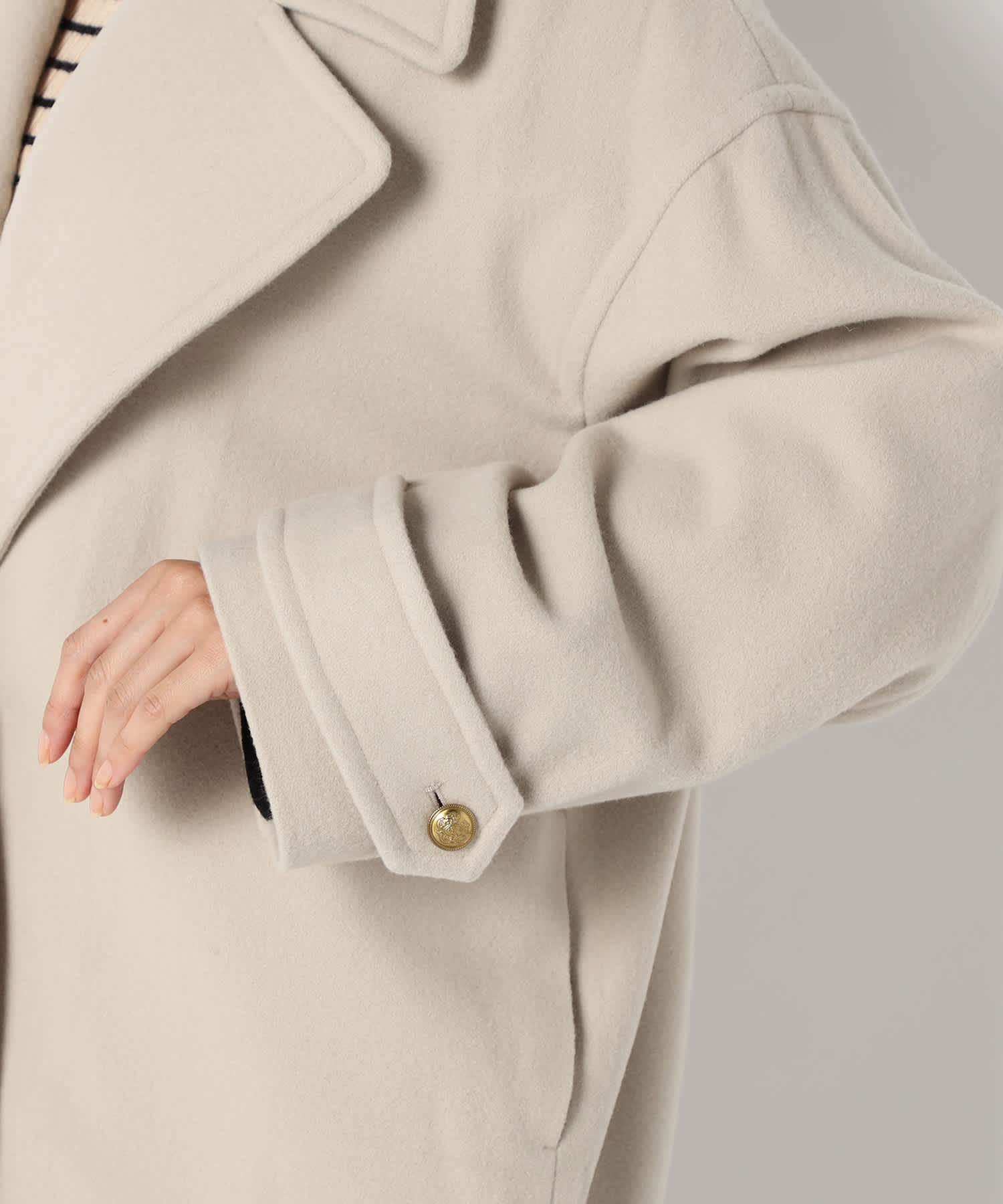 【特別価格20%OFF】ダブルボタンアウター