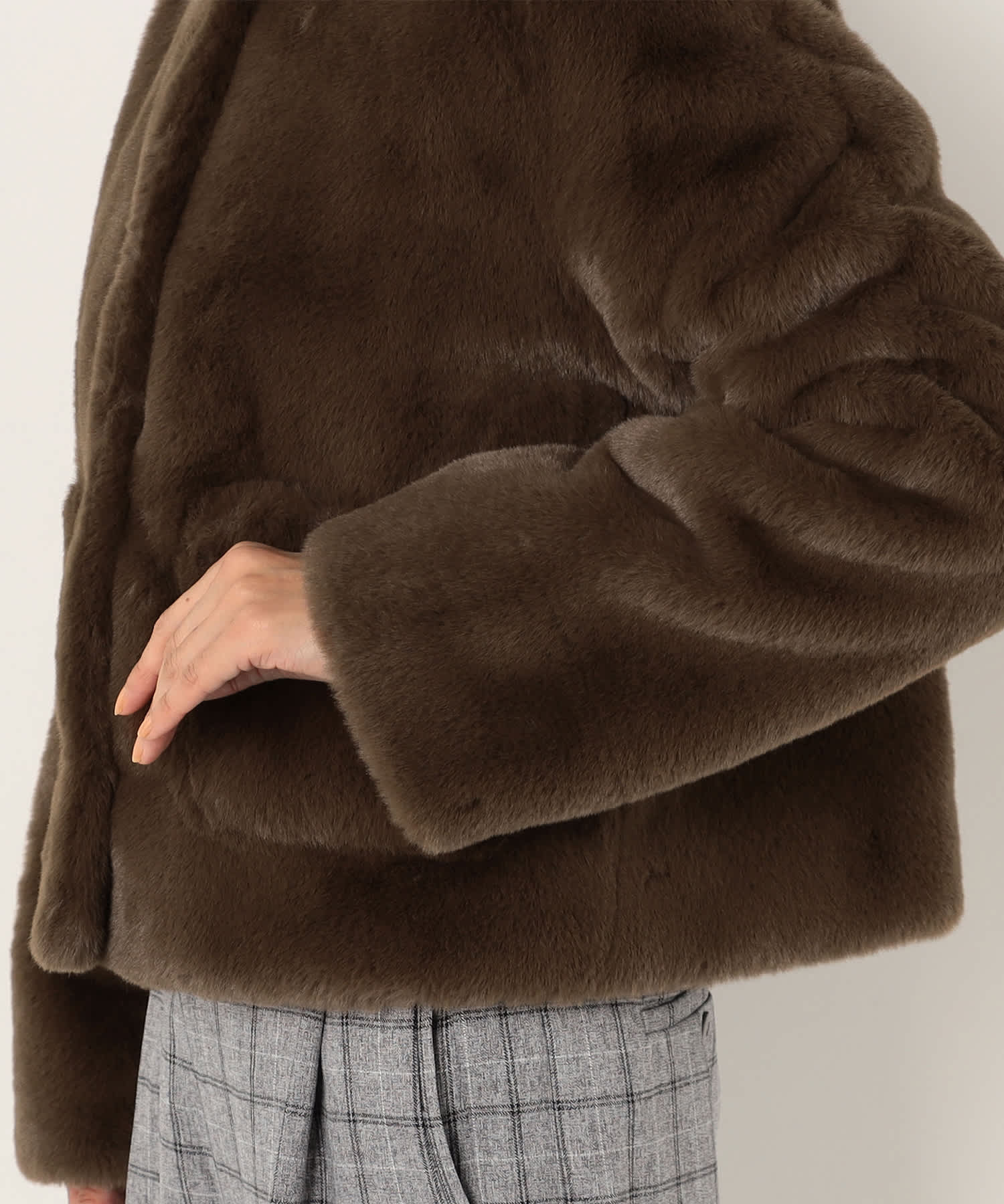 【特別価格20%OFF】ファー軽やかジャケット