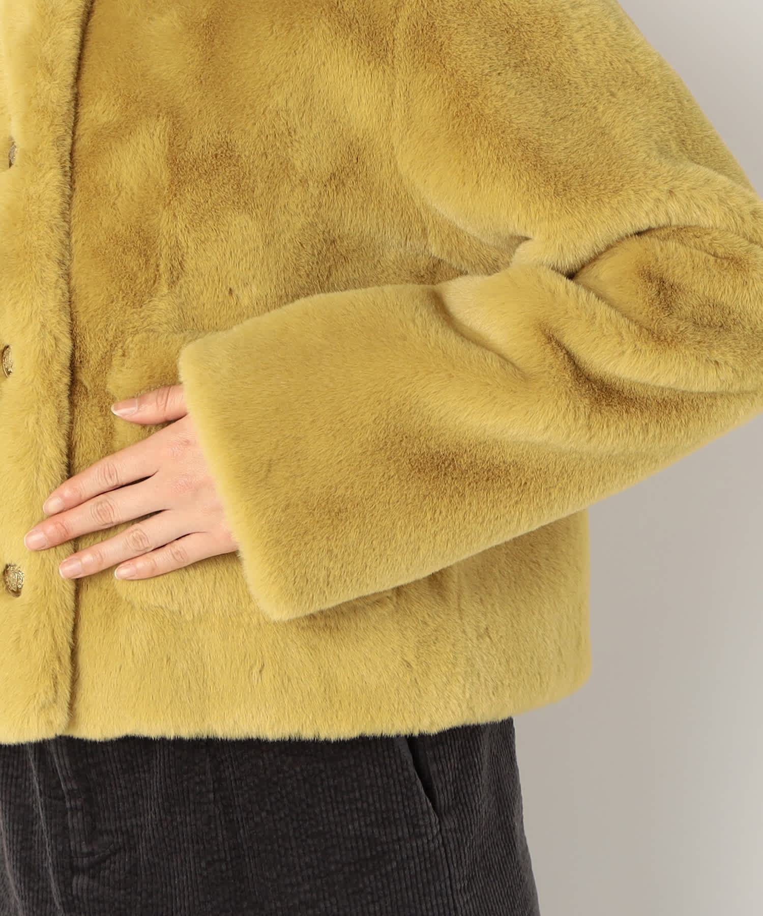 【特別価格20%OFF】ファー軽やかジャケット