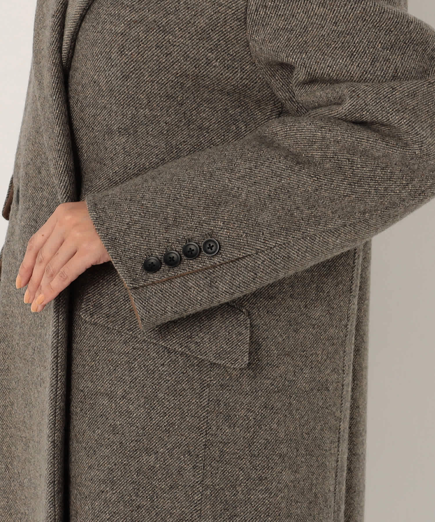 【特別価格20%OFF】ウールエレガントロングコート