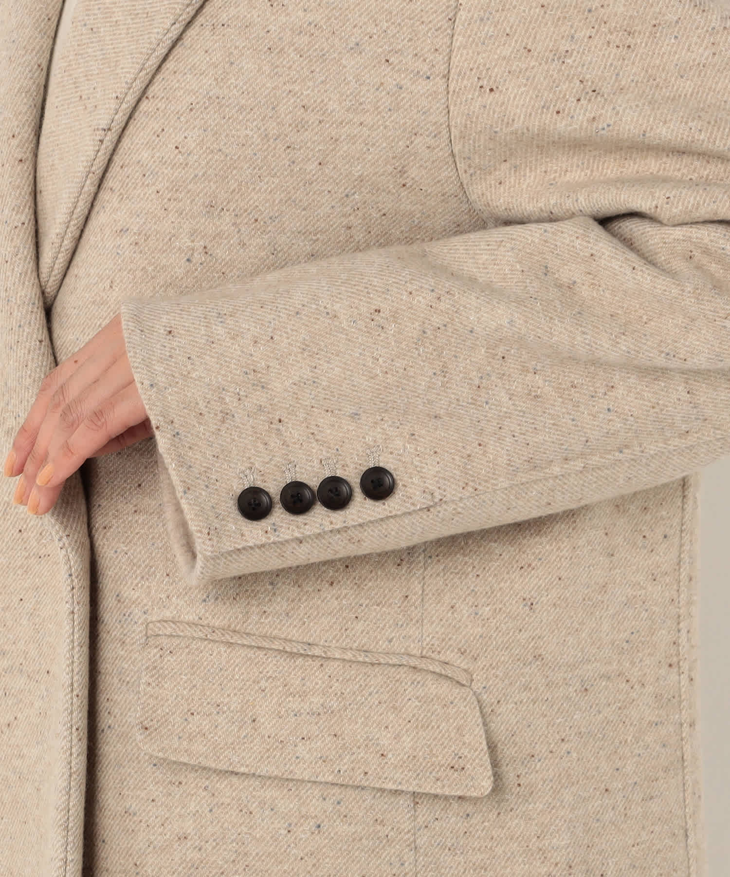 【特別価格20%OFF】ウールエレガントロングコート