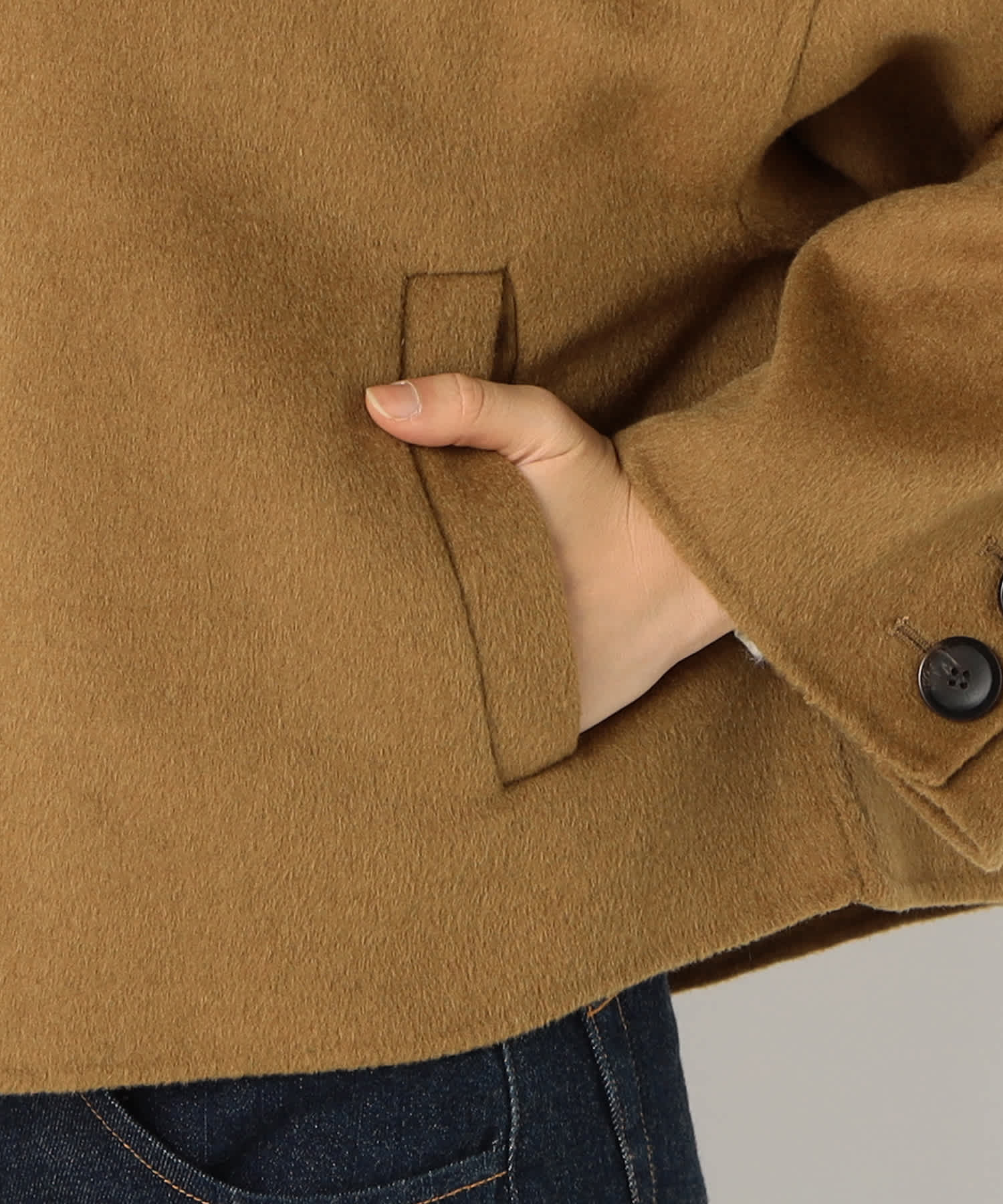 【特別価格20%OFF】ファーウールコート