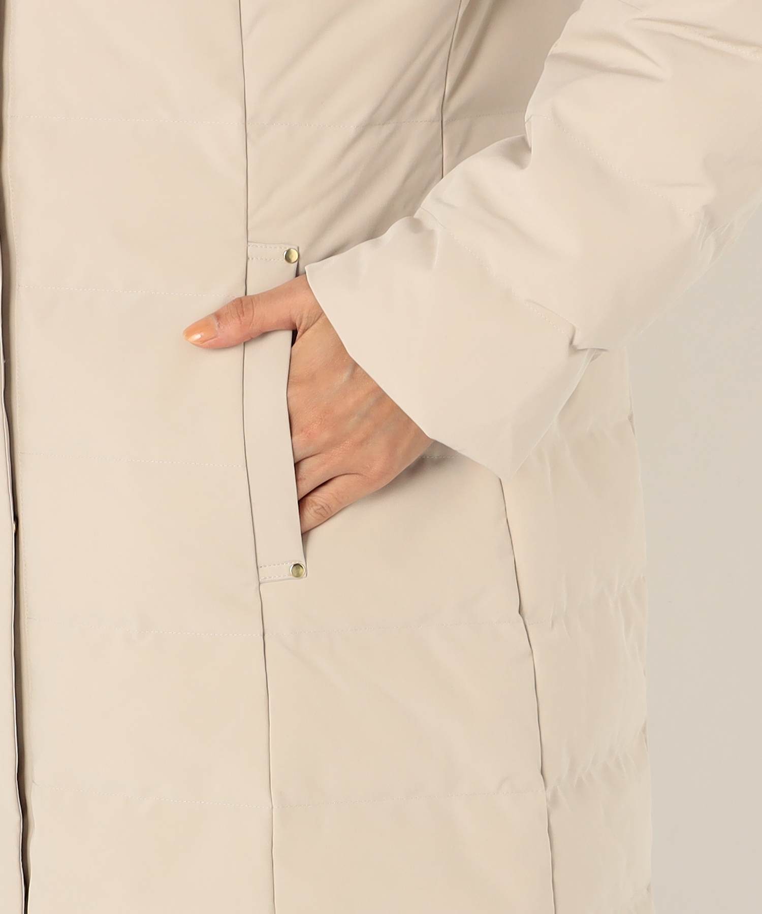 【特別価格20%OFF】キルティングダウンコート