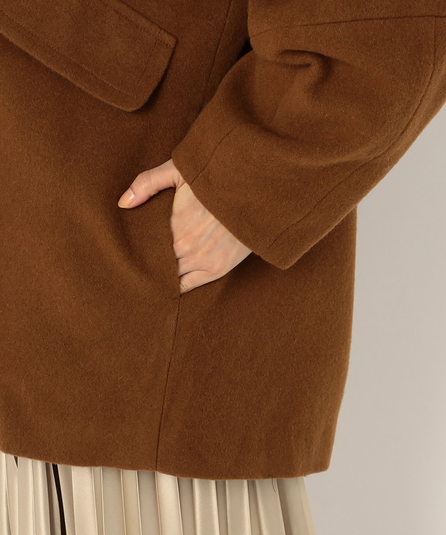 【特別価格20%OFF】レザーエレガントコート