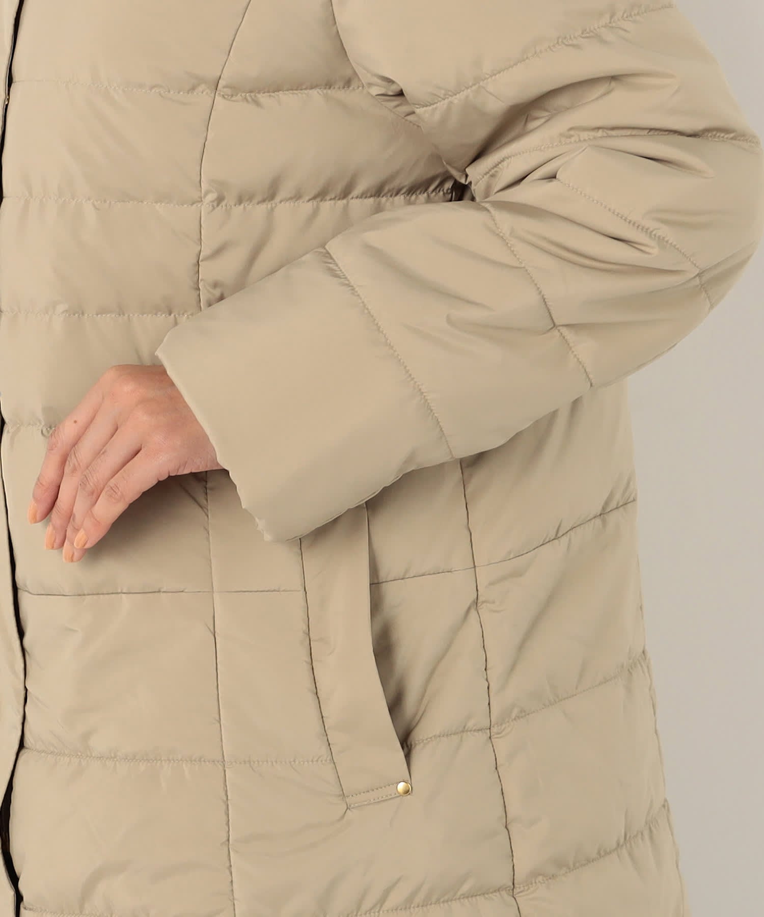 【特別価格20%OFF】上品フードダウンコート