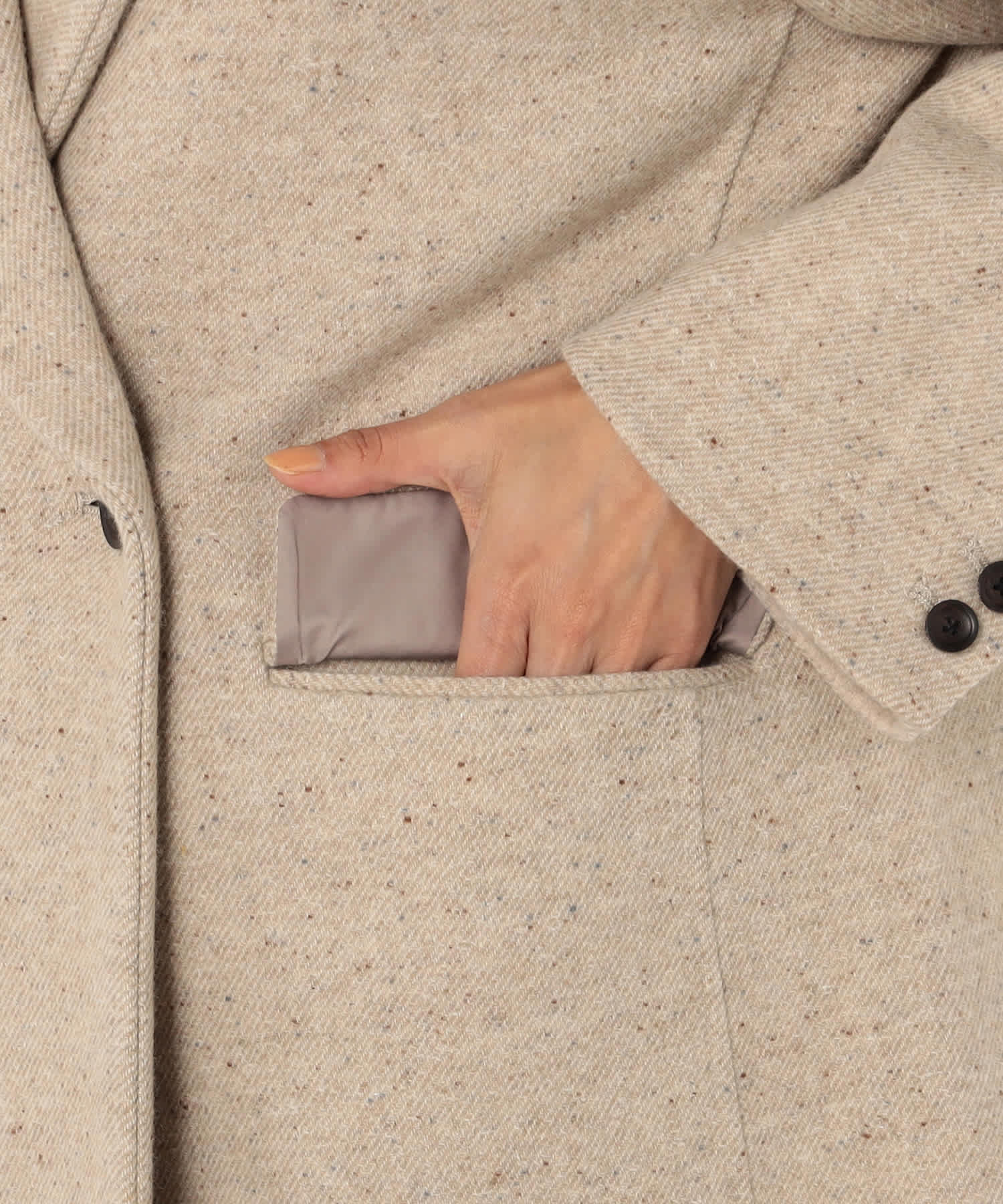 【特別価格20%OFF】ウールエレガントロングコート