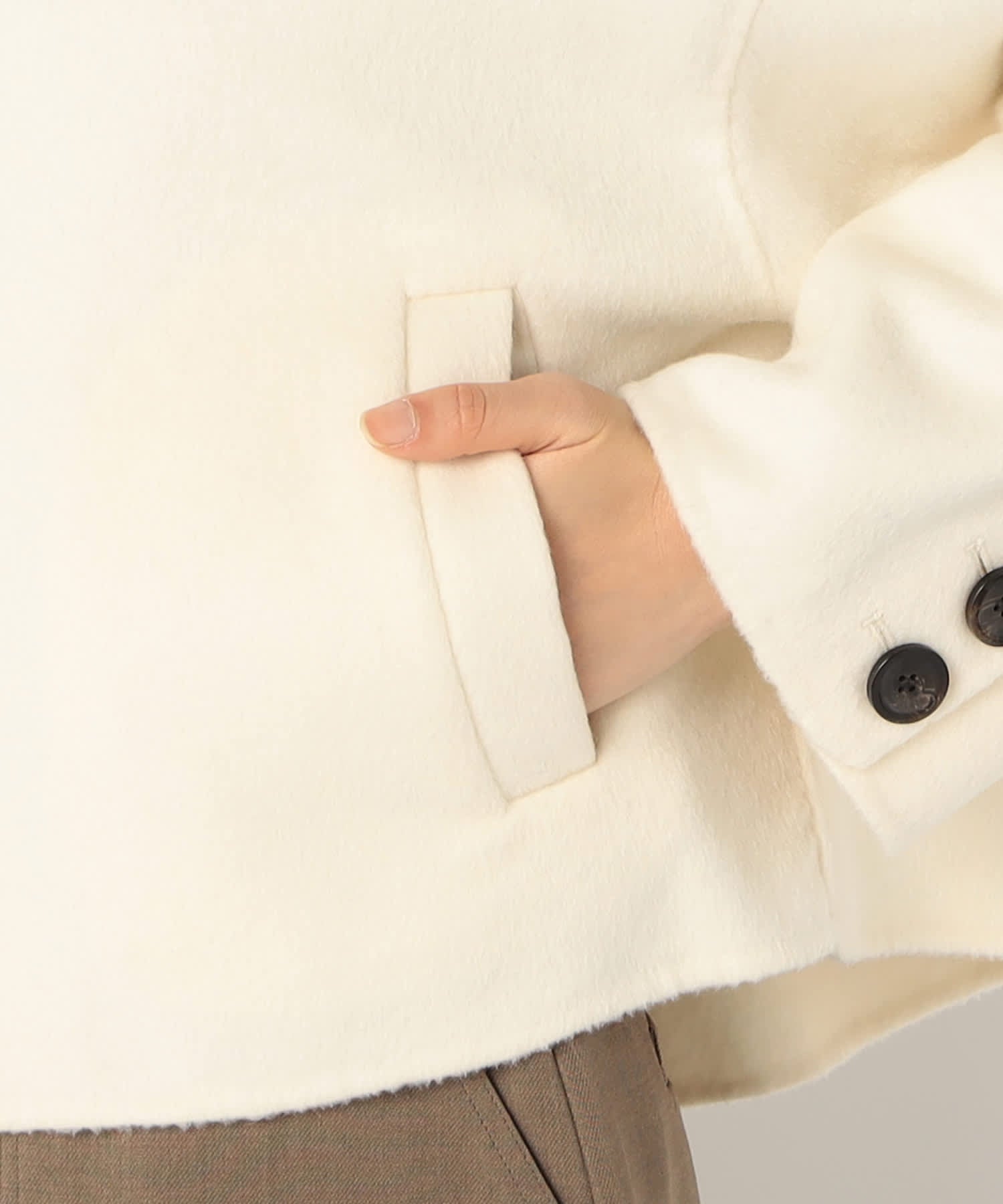 【特別価格20%OFF】ファーウールコート