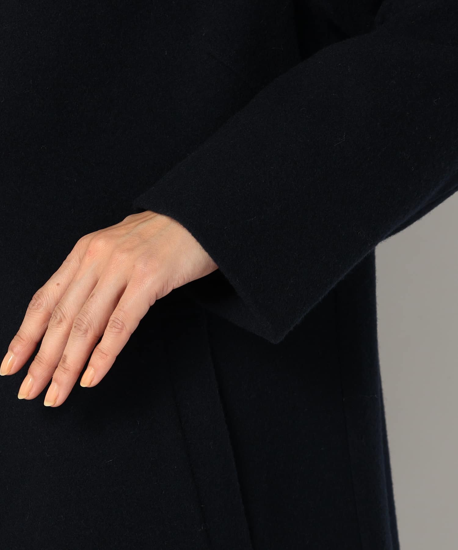 【特別価格20%OFF】ウールシンプルロングコート